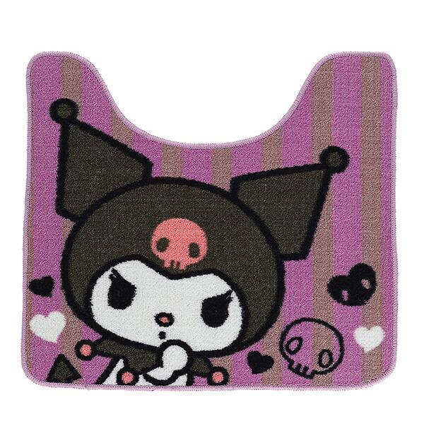 サンリオ クロミ トイレタリー2点セット (トイレマット・蓋カバーセット) リラックスハート Sanrio おしゃれ
