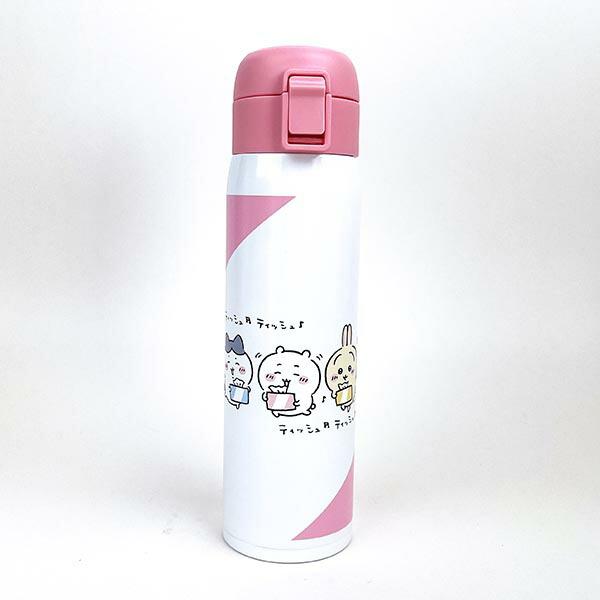 ちいかわ ステンレスワンタッチボトル (ティッシュ) 水筒 480ml うさぎ