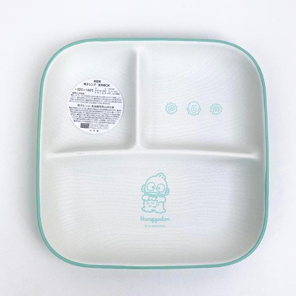 サンリオ - サンリオ ハンギョドン 食器 ワンプレート 樹脂製 割れない 皿 カップ パスタ サンリオ ハンギョドン スクエアワンプレート L ミント 皿 ランチ