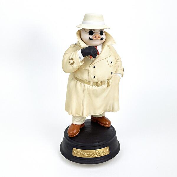 スタジオジブリ 紅の豚 ポルコロッソ 磁器オルゴール トレンチコート