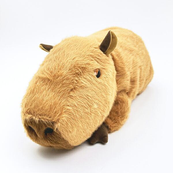 優しい方へ　カピパラぬいぐるみ Cushy カピバラ ぬいぐるみ クッション : パーフェクトワールド - 通販