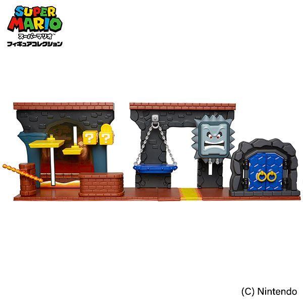 ⚫︎マリオ ステージフィギュア 8個セット スーパーマリオ プレイセット場内ステージ おもちゃ ジオラマ