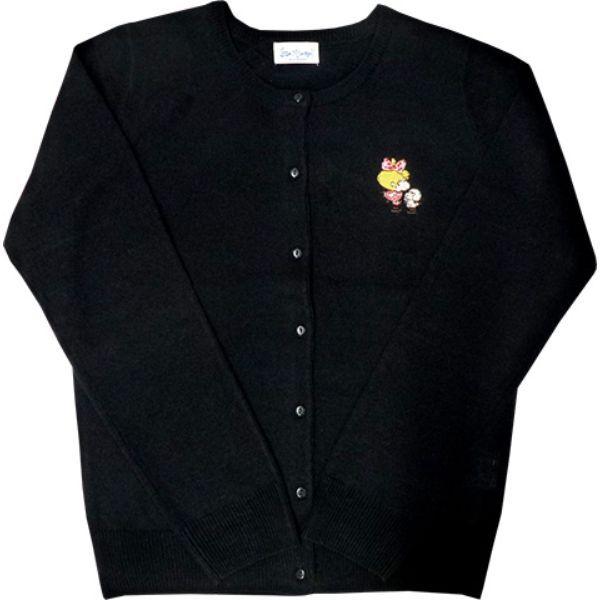 【美品】ニードルス 刺繍ロゴ シアーカーディガン 人気ブラック M 美品】ニードルス 刺繍ロゴ シアーカーディガン 人気ブラック M 美品