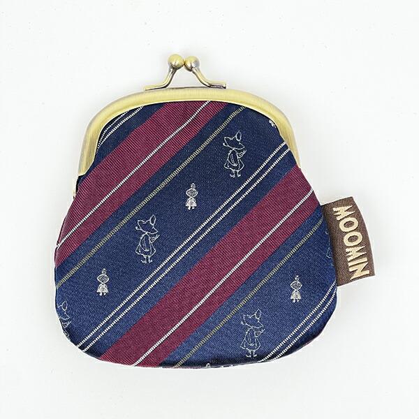 口が大きく開くので、中が見やすく出し入れしやすいムーミンのガマグチ！リップやアクセサリーなどの小物を入れて、ポーチとしても使うのも◎