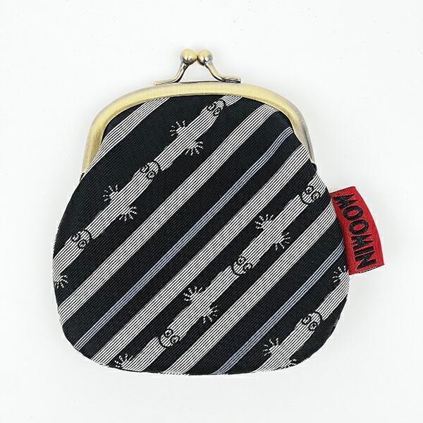 口が大きく開くので、中が見やすく出し入れしやすいムーミンのガマグチ！リップやアクセサリーなどの小物を入れて、ポーチとしても使うのも◎