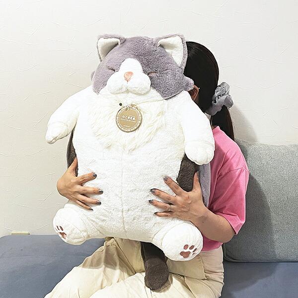 ねこ肯定感 サイベリアンのサーディン 抱きまくら(BIG) ぬいぐるみ りぶはあと