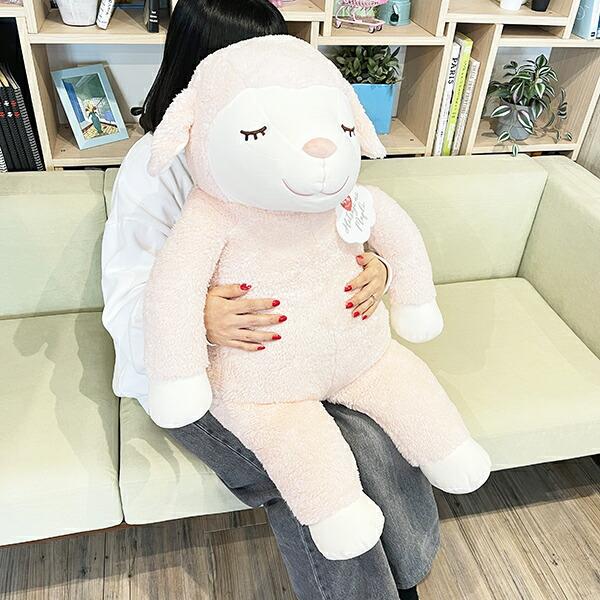 ひつじのメイプル サクラ 抱きまくら(BIG) ぬいぐるみ : パーフェクト
