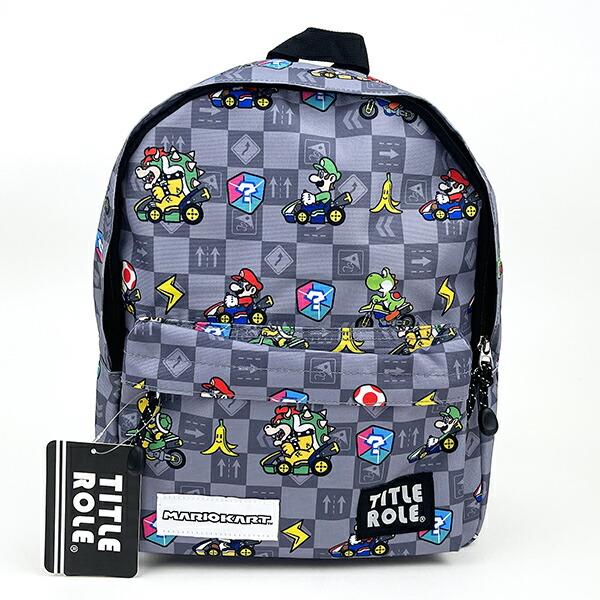 スーパーマリオ マリオカート キッズ レーシングデイパック(ブラック) バッグ 任天堂 かわいい