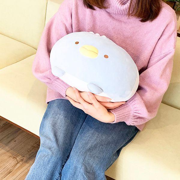 すみっコぐらし ぺんぎん（本物） 大福クッション S ぬいぐるみ