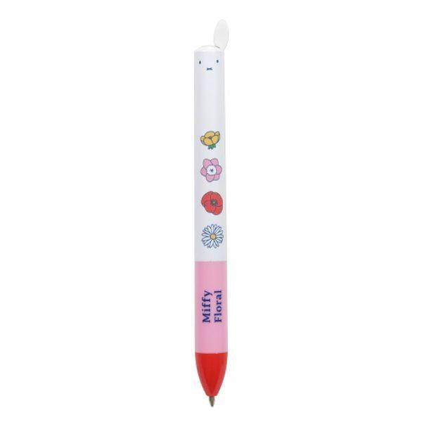 Miffy（ミッフィー） 耳ノックボールペンA フローラル ピンク 文具 2色