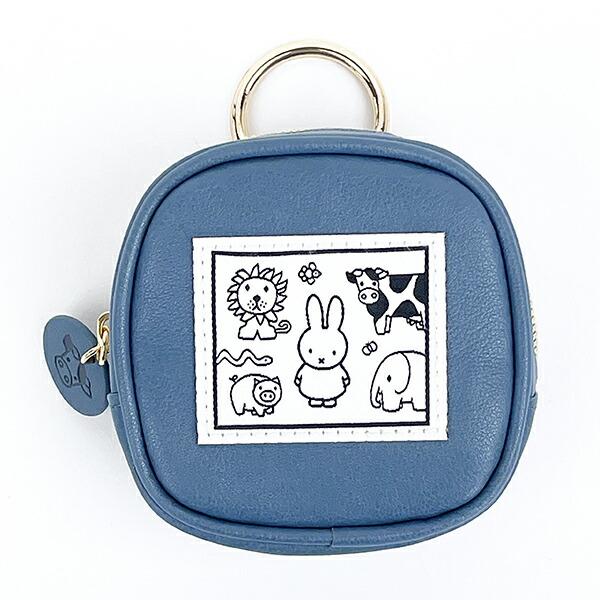 ミッフィー MIFFY & ANIMALS ポーチ (ブルー) 小物入れ ミッフィー MIFFY & ANIMALS ポーチ (ブルー) 小物入れ