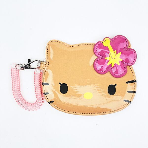 サンリオ ハローキティ パスケース ハイビスカス 定期入れ Sanrio