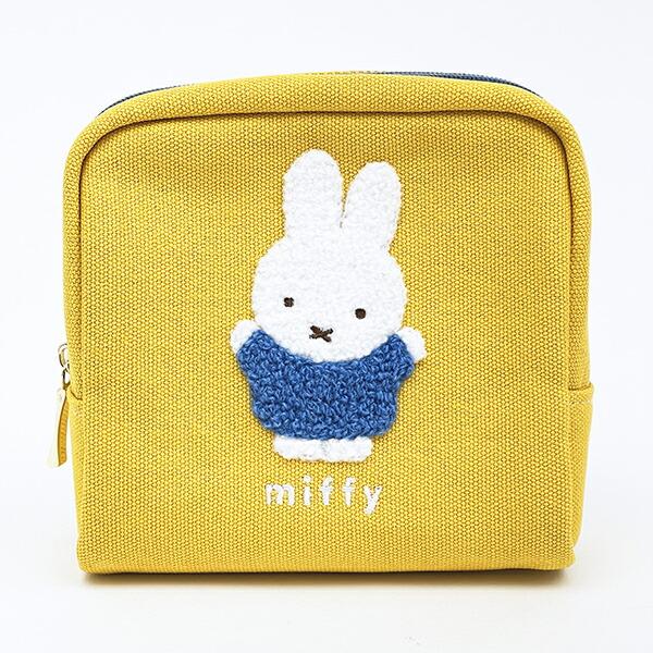 ミッフィー miffy ボックスポーチ イエロー カラフルサガラ かわいい