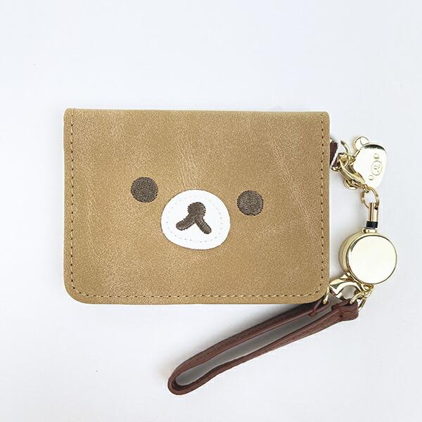 リラックマ フェイス パスケース 定期入れ : パーフェクトワールド