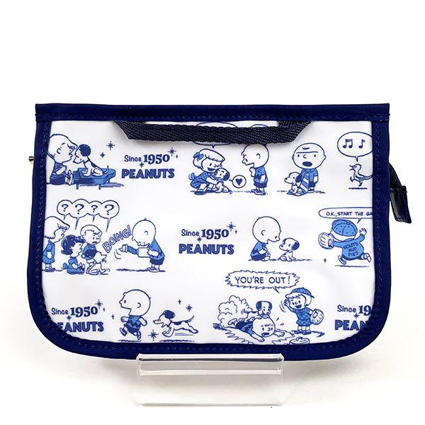 SNOOPY（スヌーピー） メッシュポーチ WH サマー 小物入れ 白 グッズ