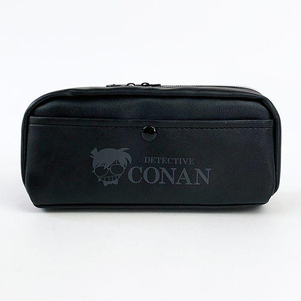 名探偵コナン 江戸川コナン ペンポーチ ブラック 筆箱 文房具