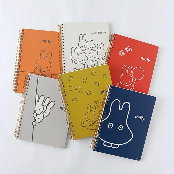 ミッフィー リングノート Miffy（ミッフィー） リングノート（rabbit） B6サイズ 70枚（140