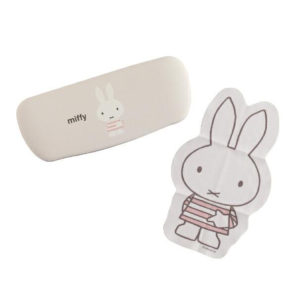 ミッフィー miffy メガネケース＆クロスセット ベージュ