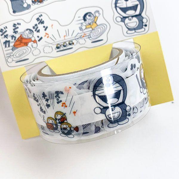 ドラえもん　マスキングテープ　ペーパーテープ　ロールシール　大量　まとめ売り ドラえもん マスキングロールステッカー ムード盛り上げ楽団 シール