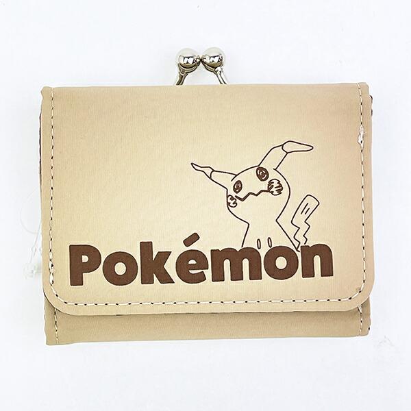 【美品】ミミッキュ3枚セット ポケットモンスター ミミッキュ 3つ折り財布 (ブラウン) ポケモン