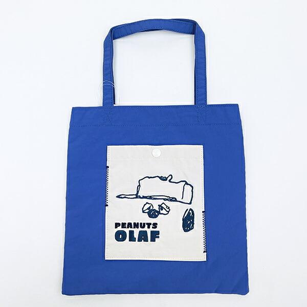 スヌーピー オラフ お出かけトートバッグ ワッペン ランチ SNOOPY