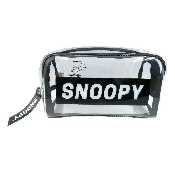 Snoopy スヌーピー ｂｏｘペンポーチ 透明 スケボー Mcor 6276 Spr 919 パーフェクトワールド 通販 Yahoo ショッピング
