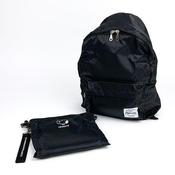 スヌーピー パッカブルリュック フェイス スヌーピー リュック 携帯バッグ バッグ 黒 グッズ Mcor 6276 Spz 1162 パーフェクトワールド 通販 Yahoo ショッピング