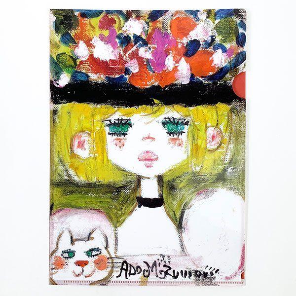 水森亜土 クリアファイル マイガール 亜土ちゃん 文具 ステーショナリー レッド 39 1011 パーフェクトワールド 通販 Yahoo ショッピング