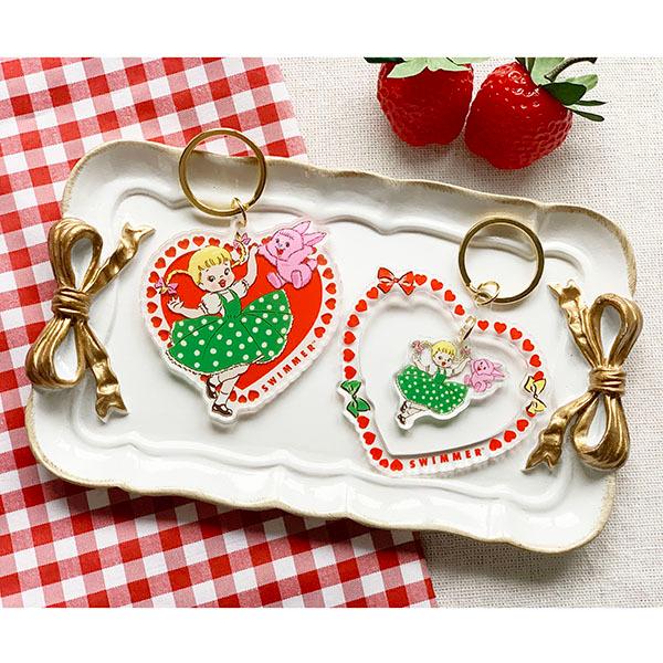 SWIMMER ゆらゆらアクリルチャーム dancing girl : パーフェクト