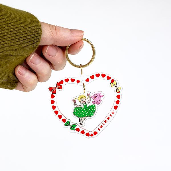 SWIMMER ゆらゆらアクリルチャーム dancing girl : パーフェクト