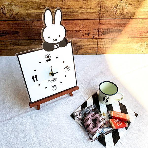 miffyオブジェクロック ミッフィー グッズ MIFFY インテリアクロック のぞき WH