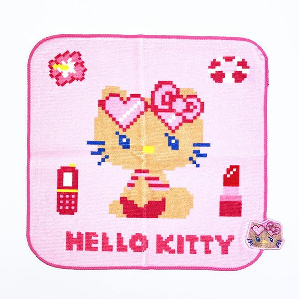 サンリオ 日焼けキティ 刺繍ハンドタオル (ビキニ) ハンカチ Sanrio 