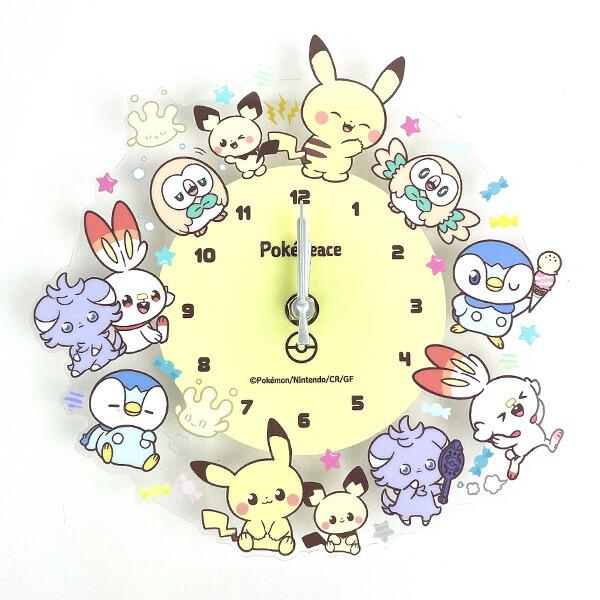 ポケットモンスター 掛時計 Pokemon ポケットモンスター インデックスウォールクロック