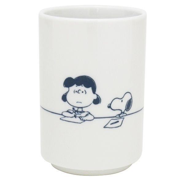 SNOOPY（スヌーピー） 湯のみ (湯呑み/コップ) 大 ホワイト ルーシー 