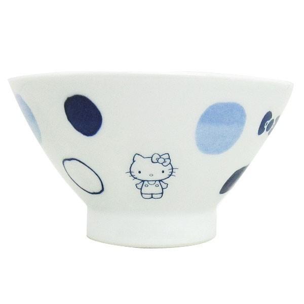 Disney（ディズニー） ハローキティ くらわんか茶碗 (お椀/食器) 水玉