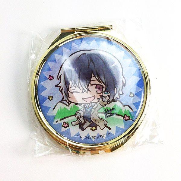 文豪ストレイドックス 太宰治 コンパクトミラー ｈｆ 太宰治 手鏡 鏡 ミラー 文スト ブルー グッズ Mcor 9117 Bun 074 パーフェクトワールド 通販 Yahoo ショッピング