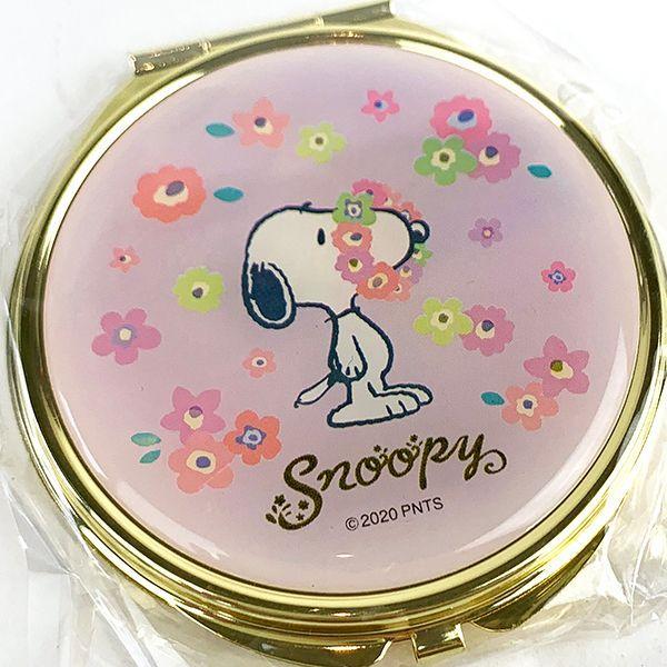 SNOOPY（スヌーピー） スヌーピーPEANUTS コンパクトミラー PU 手鏡 鏡