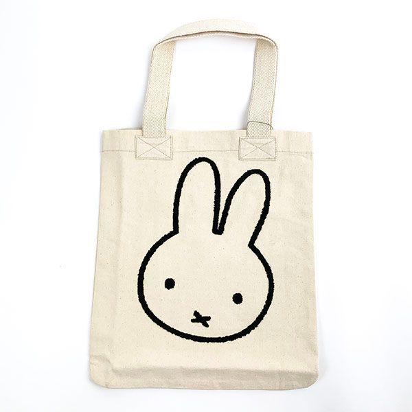 Miffy（ミッフィー） 刺繍A4トート さがら刺繍 フェイス トートバッグ
