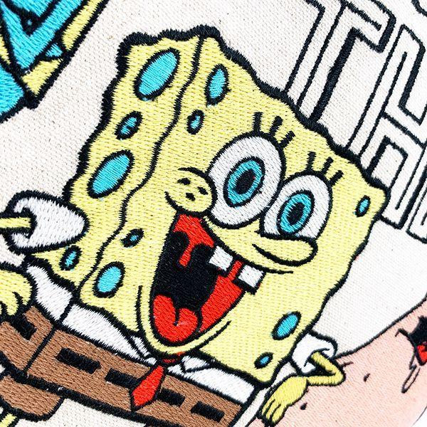 スポンジボブ シシュウトートbag オールスター バッグ トート ベージュ グッズ 9127 Msb 051 パーフェクトワールド 通販 Yahoo ショッピング