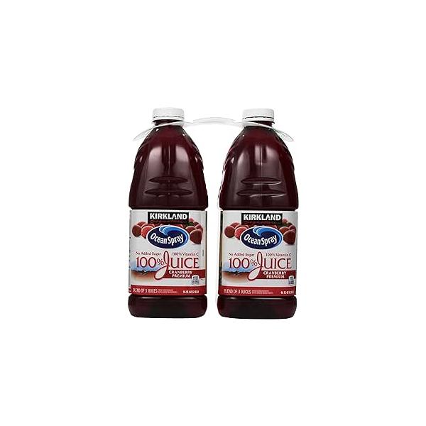 カークランド シグネチャー オーシャンスプレー クランベリー 2.83L×2本 KIRKLAND