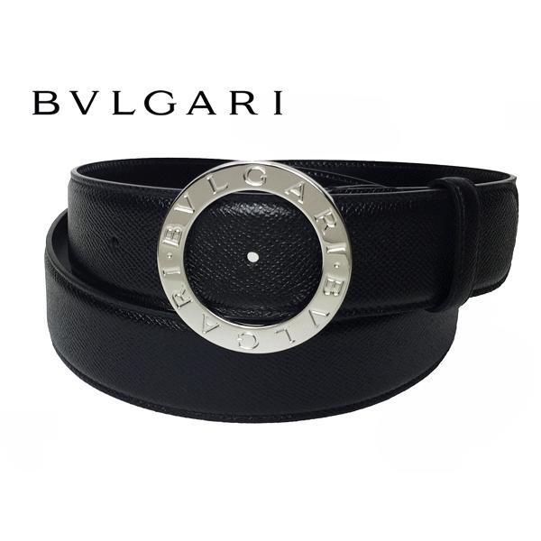 BVLGARI（ブルガリ） ベルト BVLGARI 38195 BLACK PALLADIUM ブルガリ