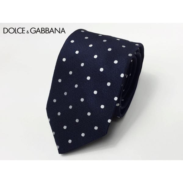ドルチェガッバーナ ネクタイ DOLCEGABBANA GT149E G0JDA S8030 ネイビー系地 シルバー系 ドット柄 ナロー ネクタイ ドルガバ :DGSW-009:ペルレイ 通販 ドルチェガッバーナ ネクタイ ドット