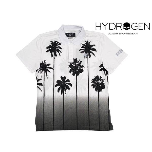 新品】HYDROGEN ハイドロゲン 半袖 ポロシャツ ホワイト XL ゴルフ