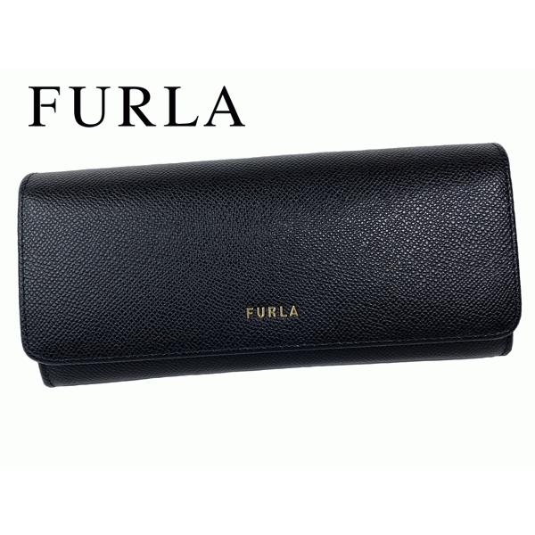 【新品未使用】フルラ　FURLA 長財布　黒　BLACK 楽天市場】FURLA フルラ 長財布 ブラック CAMELIA CONTINENTAL