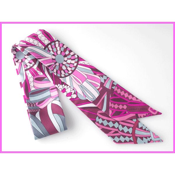 HERMES（エルメス） 062683 S18 LES FLOTS DU CHEVAL TWILLY SCARF
