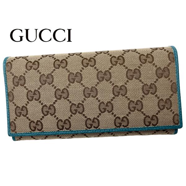 Gucci GGパターン 長財布 ベージュ/ネイビー グッチ GUCCI 長財布 PETITE MARMONT 456116 17WAG【FITHOUSE