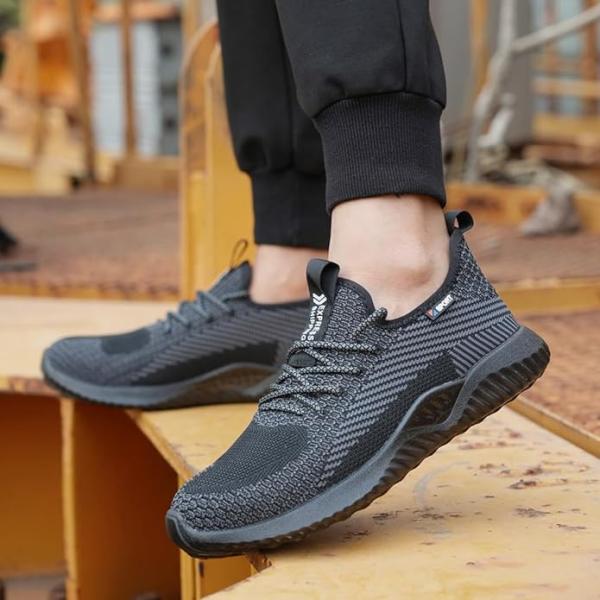 黒いレザー安全靴 スリッポンスタイル 箱付き 楽天市場】青木 安全靴 901 スリッポン 白 黒 | 安全 シューズ