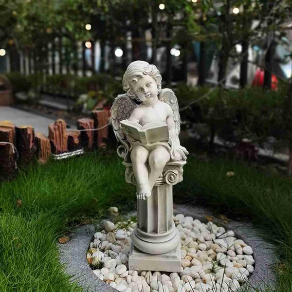 天使 置物 天使置物 オブジェ 樹脂製 可愛い 妖精置物 エンジェル