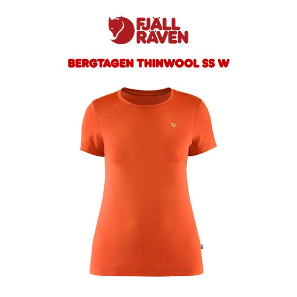 Tシャツ　フェールラーベン　FJALLRAVEN　Bergtagen Thinwool SS W　半袖　メリノウール
