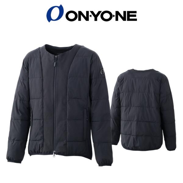 オンヨネ　インナージャケット　スキー　NO COLLAR STRETCH PUFF MID JK　ONYONE　BLACK
